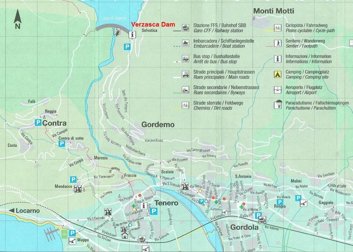 карта кемпінг Швейцарія