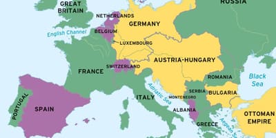 Карта Швейцарії на карті світу